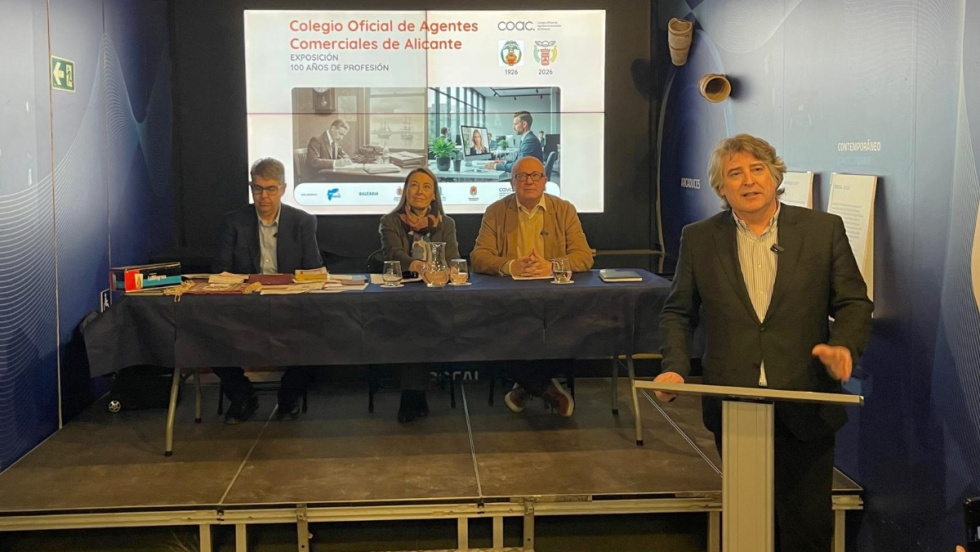 Mart&iacute;n Sanz presenta el centenario del Colegio Oficial de Agentes Comerciales de Alicante