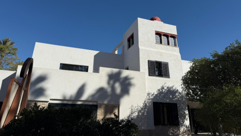 Edificio del Hort del Gat, en el Palmeral de Elche