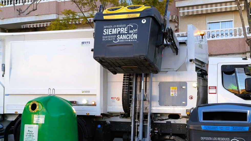 Recogida de residuos en San Vicente del Raspeig
