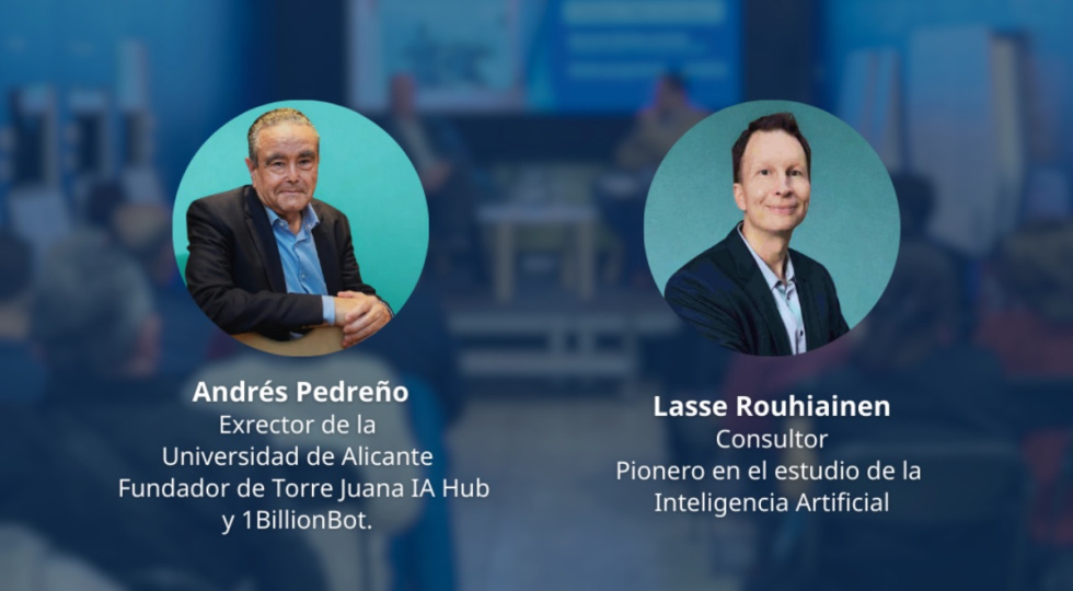 Andr&eacute;s Pedre&ntilde;o y Lasse Rouhiainen, especialistas en Inteligencia Artificial.