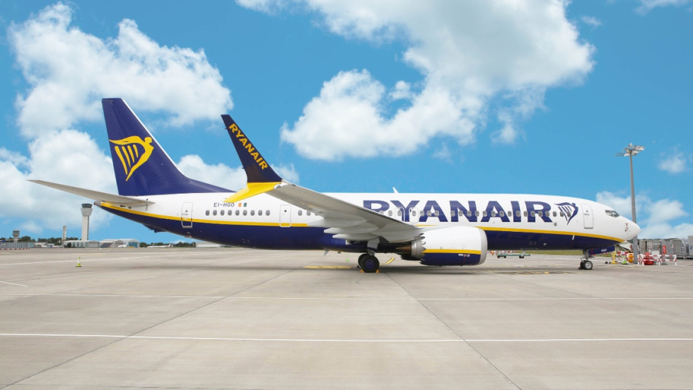 Avi&oacute;n de la compa&ntilde;&iacute;a Ryanair