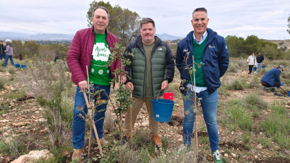 Plantaci&oacute;n de &aacute;rboles en Orgegia - Marzo 2026