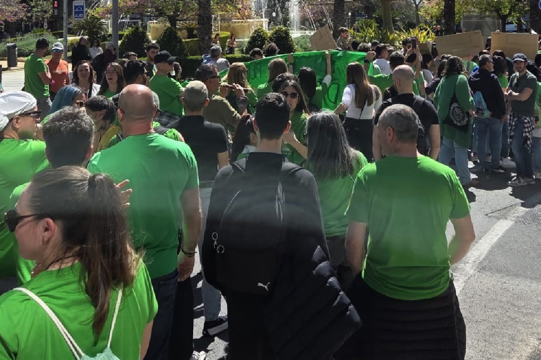 Huelga educativa Alicante 2026: seguimiento del 32,5 % en la provincia