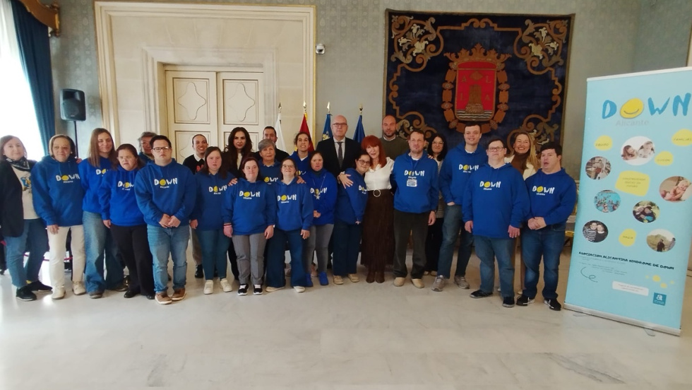 Celebraci&oacute;n del D&iacute;a Mundial del S&iacute;ndrome de Down en Alicante.