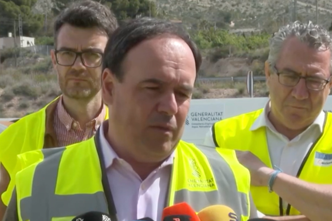 Las obras del postrasvase J&uacute;car-Vinalop&oacute; avanzan en la provincia de Alicante con el objetivo de garantizar el suministro h&iacute;drico en 2026