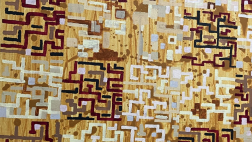 Una de las obras del artista Andr&eacute;s Amadeo Molina.