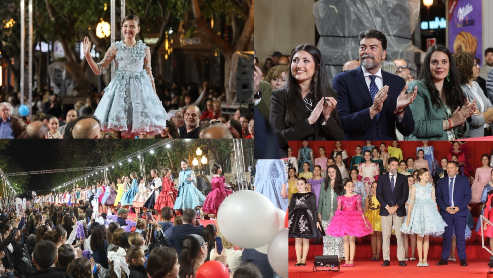 Pasarela de candidatas oficiales en Hogueras de Alicante 2026