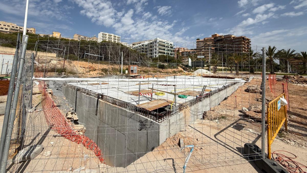 Construcci&oacute;n del tanque antitormentas en Arenales del Sol.