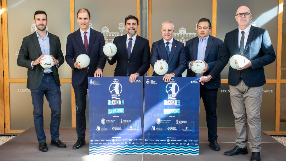 Presentaci&oacute;n de la Copa del Rey de Balonmano que acoger&aacute; Alicante.