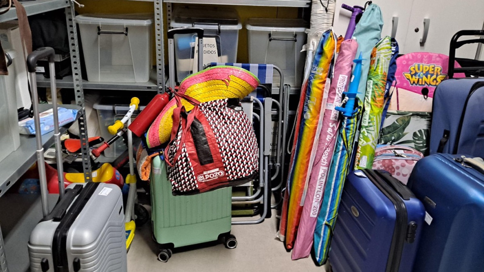 Objetos perdidos en el TRAM de Alicante.