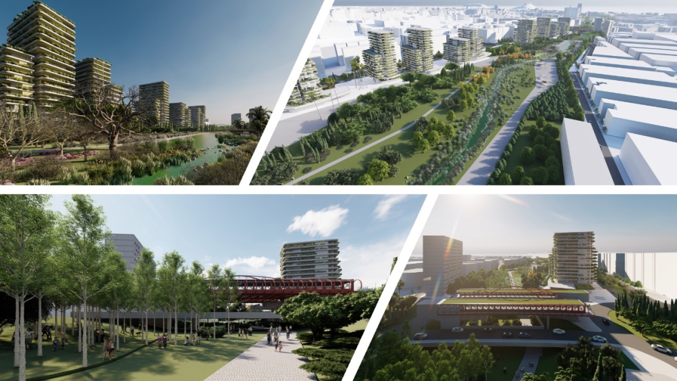 Recreaci&oacute;n del proyecto del Parque Central de Alicante.