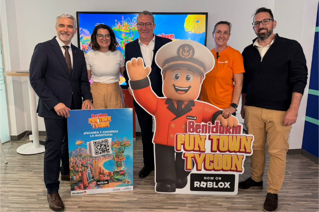 Benidorm lanza &lsquo;Fun Town Tycoon&rsquo; en Roblox para atraer al turismo joven