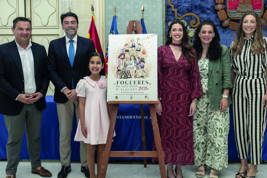 Presentaci&oacute;n cartel Hogueras 2026 Alicante