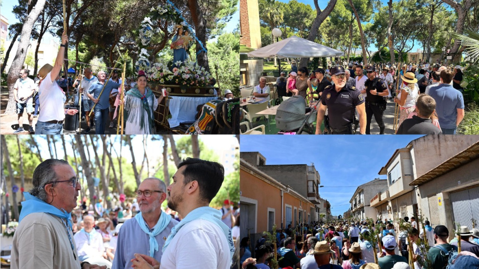 Más de un millar de personas participan en la romería de María Auxiliadora de El Campello