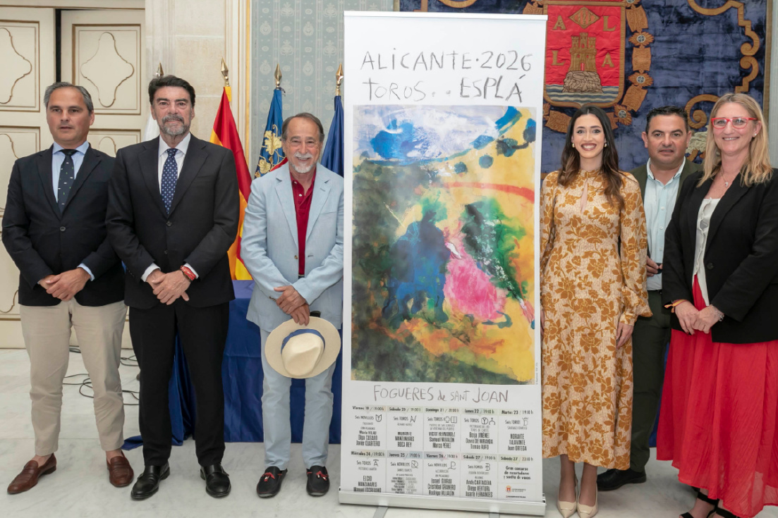 Presentaci&oacute;n cartel Feria de Hogueras 2026