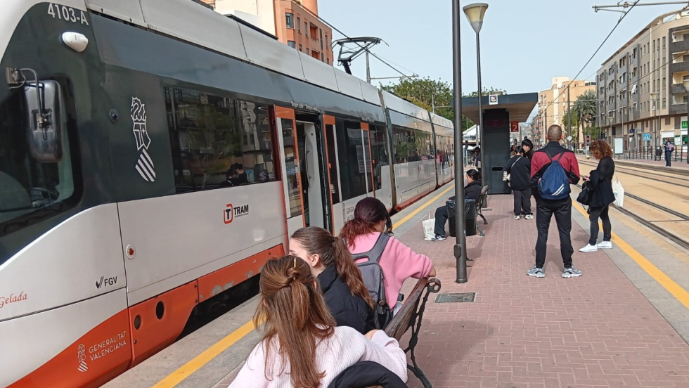 TRAM d’Alacant supera los 1,65 millones de viajeros en mayo y consolida su crecimiento en la provincia