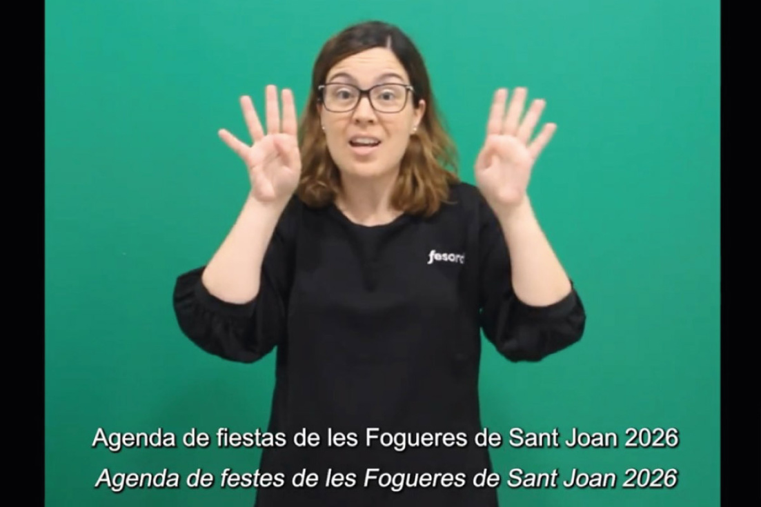 V&iacute;deos en lengua de signos sobre las Hogueras 2026