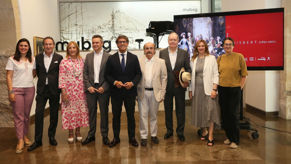 Presentaci&oacute;n de la exposici&oacute;n de Antonio Gisbert en MUBAG.