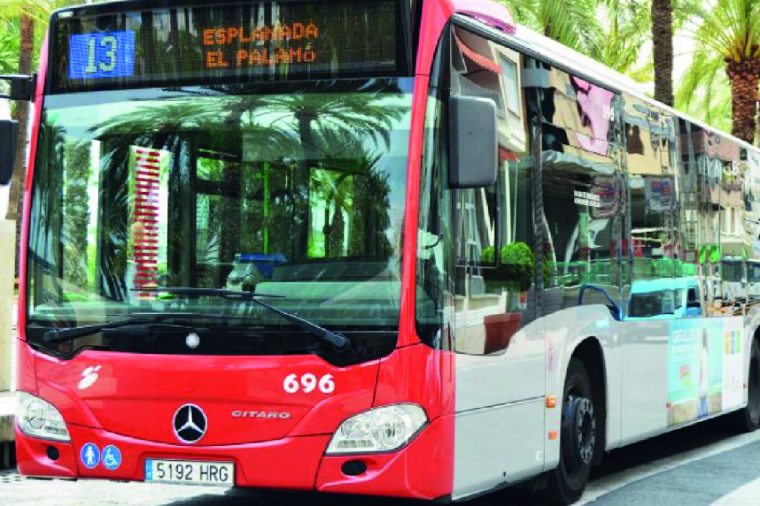 Autob&uacute;s urbano de Alicante