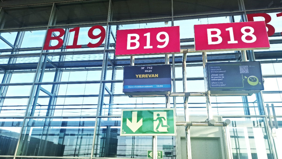 El Aeropuerto de Alicante - Elche estrena ruta con Armenia.