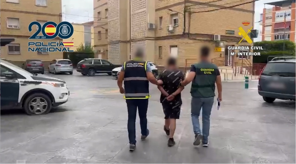 Detenido en Villena por la Guardia Civil y Polic&iacute;a Nacional.