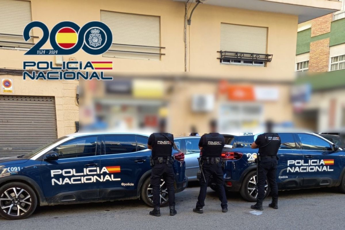 Policia Nacional en Orihuela