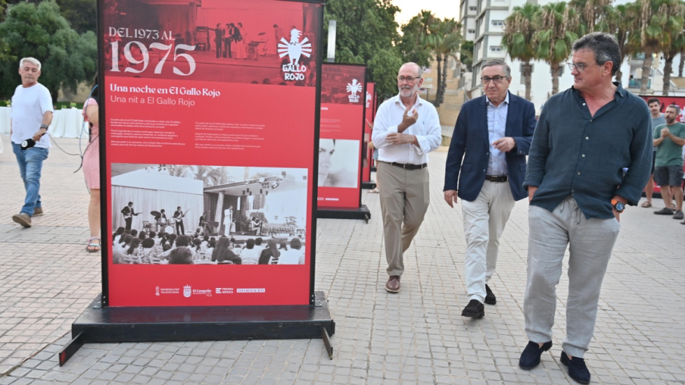 El Campello inaugura una exposición sobre la histórica sala Gallo Rojo para celebrar sus 125 años como municipio