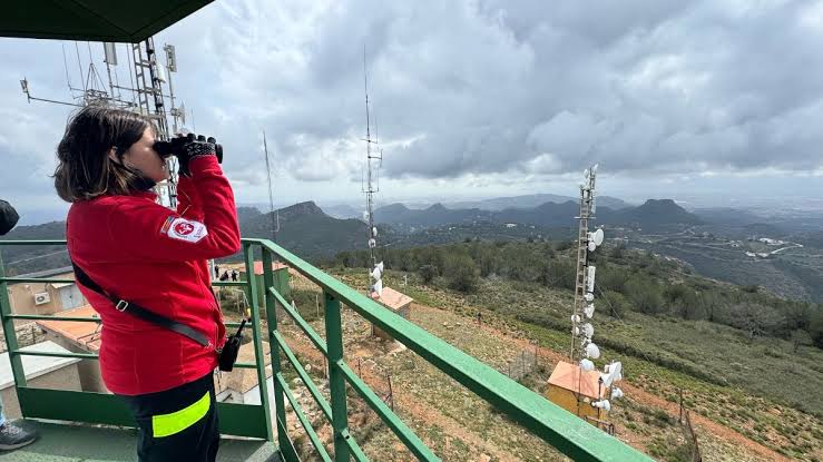 Vigilancia para la prevenci&oacute;n de incendios en la Comunidad Valenciana.