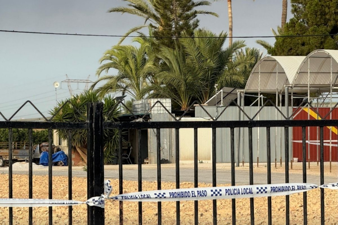Clausurada una tercera campa ilegal junto al aeropuerto de Alicante-Elche