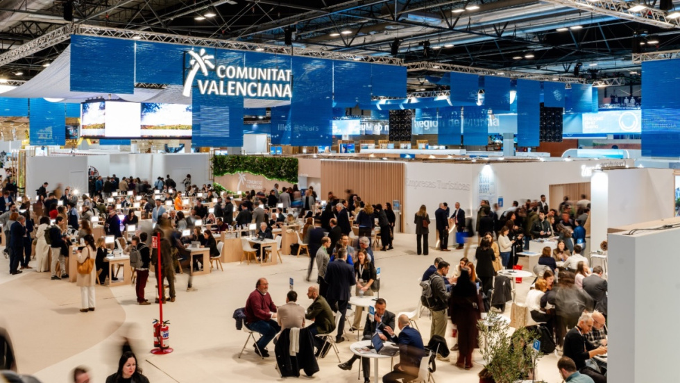 Stand de la Comunitat Valenciana en Fitur - Ifema Madrid.