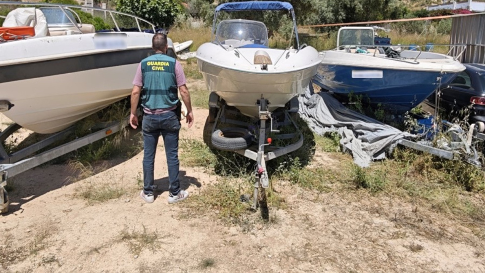 Embarcaci&oacute;n incautada por la Guardia Civil en la provincia de Alicante.