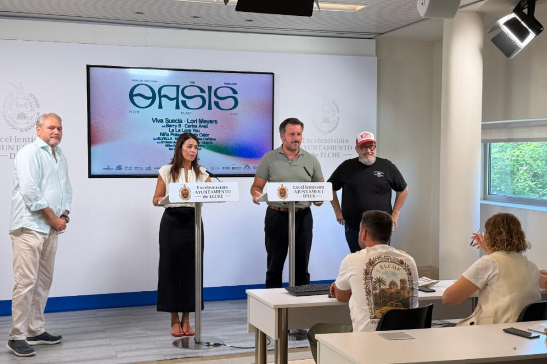 Oasis Elche Music Fest 2026 confirma a Viva Suecia y Lori Meyers para su segunda edición