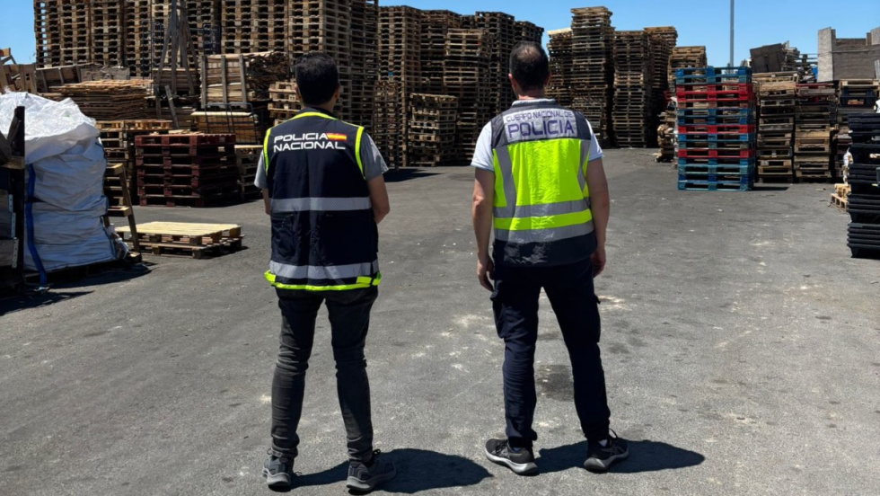 La Polic&iacute;a Nacional desarticula una trama de facturas falsas de pal&eacute;s.
