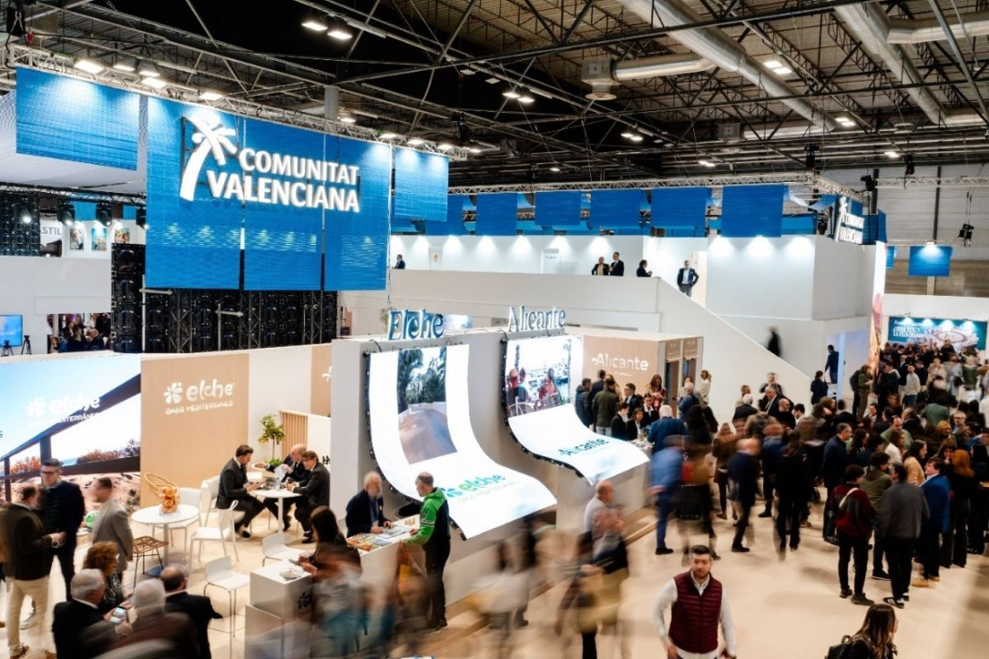 Stand de la Comunitat Valenciana en una de las ferias de promoci&oacute;n tur&iacute;stica