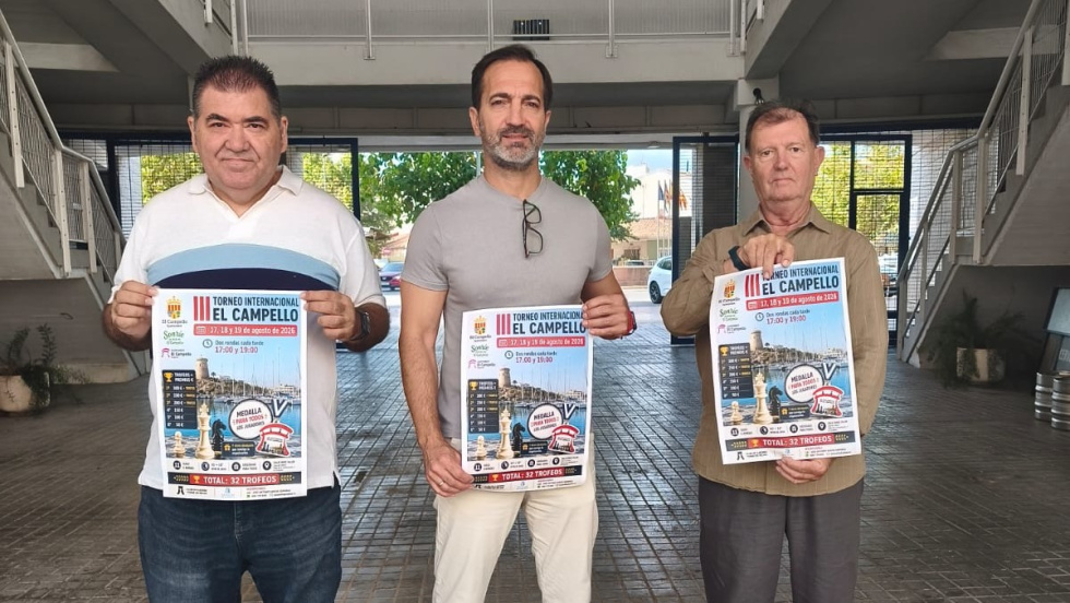 Presentaci&oacute;n del Torneo Internacional de Ajedrez de El Campello 2026.