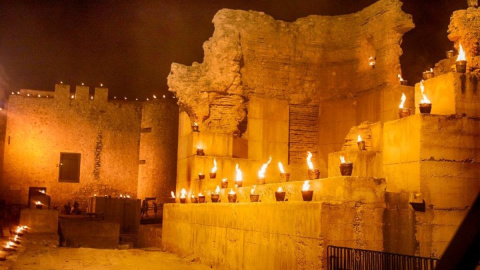 Nit de la Ro&agrave; en Elche.