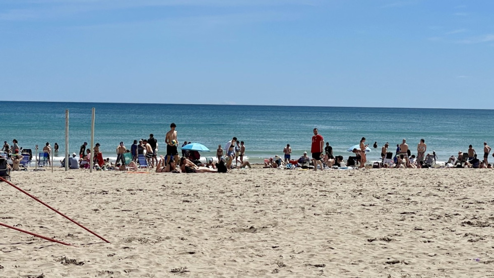 Playa de San Juan de Alicante.