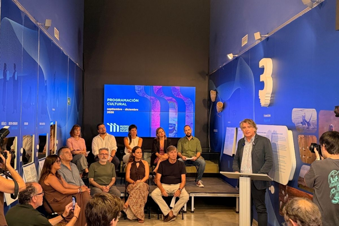 resentaci&oacute;n de la programaci&oacute;n cultural del Museo de Aguas de Alicante para el &uacute;ltimo trimestre de 2026