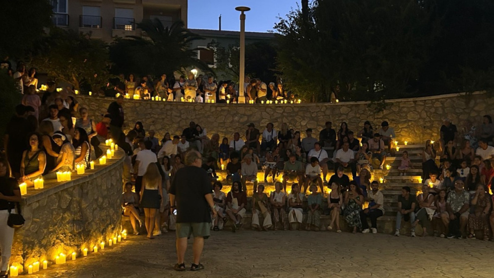 Noche de Candiles en el barrio de San Gabriel de Alicante.