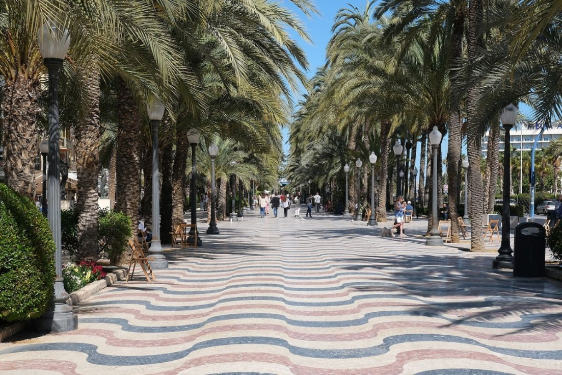 La Explanada de Espa&ntilde;a de Alicante