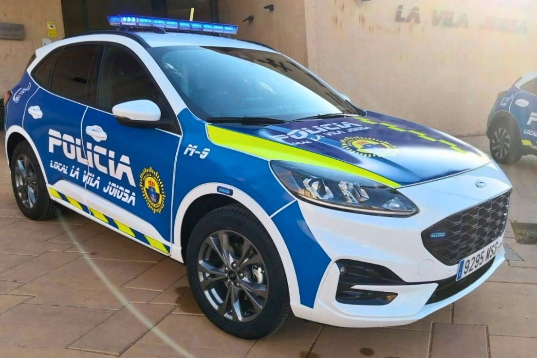Veh&iacute;culo de la Polic&iacute;a Local de Villajoyosa