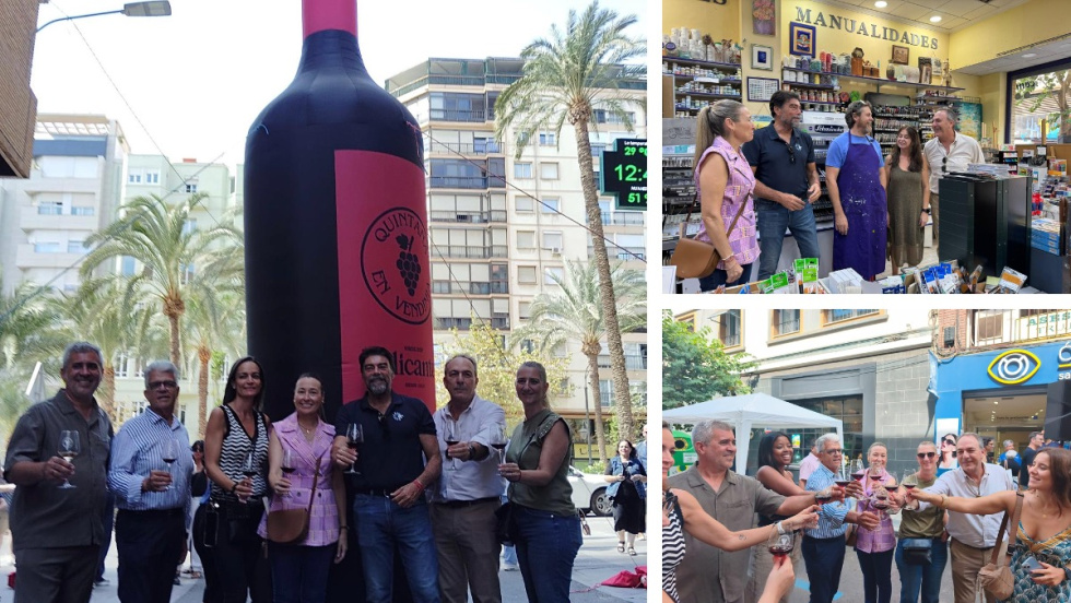 Jornada de dinamizaci&oacute;n comercial en la calle Quintana de Alicante.