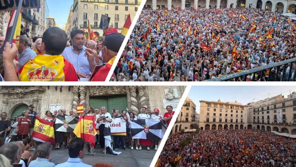 Manifestaci&oacute;n en Alicante en apoyo a Ceuta.