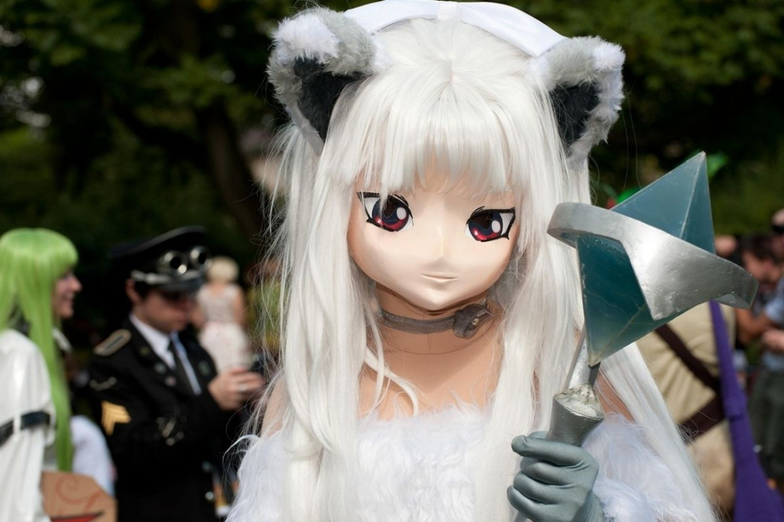 Cosplay de un personaje de anime
