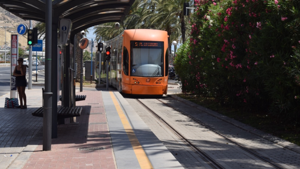 Parada de Puerta del Mar de Tram d'Alacant.