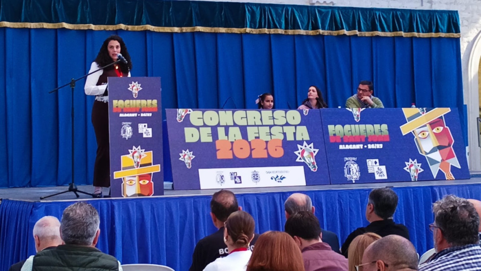 Cristina Cutanda, en el Congreso de la Fest de Fogueres 2026