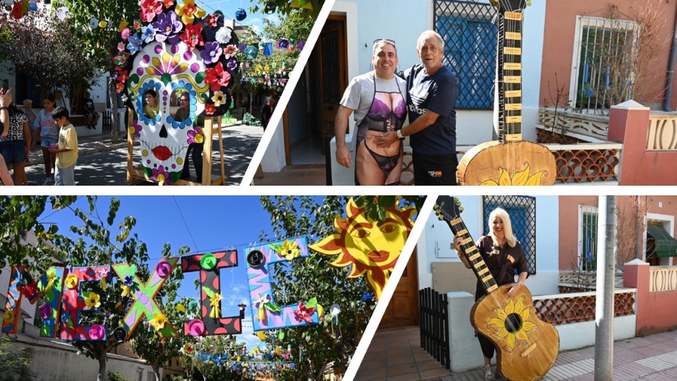 Decoraci&oacute;n de la calle Sol de El Campello por las fiestas de Moros y Cristianos 2026