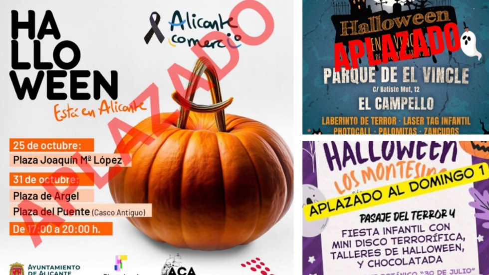 Eventos aplazados en Alicante por luto tras el accidente ferroviario en Toledo.