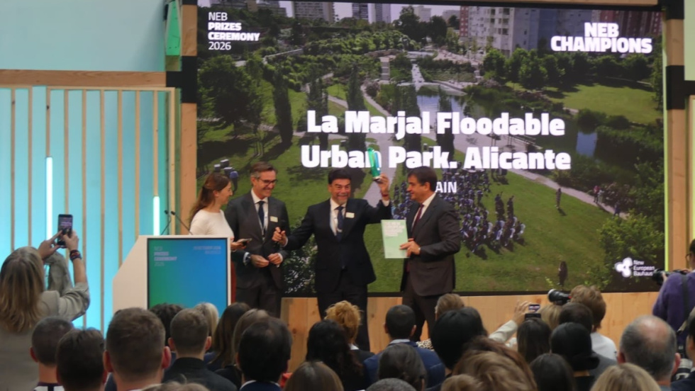 El parque de La Marjal, premio Nueva Bauhaus 2026.