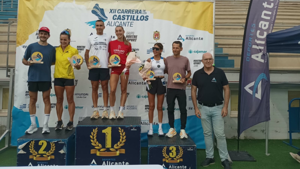 Andrés Macías y Mónica Pascual ganan el 10K de la Carrera de los Castillos de Alicante